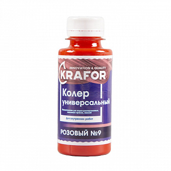 Колер паста № 9 розовый 100 мл 32158 фото в магазине