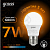Лампа светодиод. шар 7Вт 75 Вт Е27 2700К LED A60 Gauss 102502107 LED-A60-7-27-2700-G фото в магазине