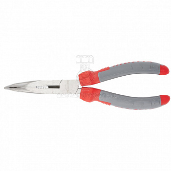 Длинногубцы 200мм изогнутые губки двухкомп. рук. Matrix Professional 17404 фото в магазине