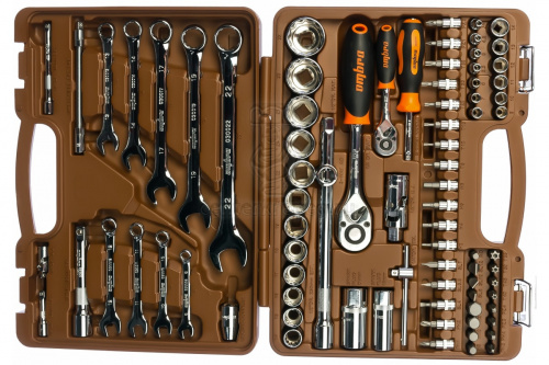 Н-р инструментов 82пр 1/2"-1/4" (4-32мм, 12 гран.) Ombra (OMT82S12) 57070 фото в магазине