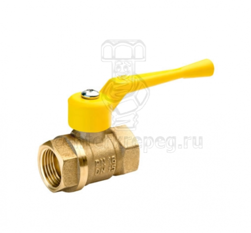 Кран газ шар. 1/2'' вн/вн ручка  фото в магазине