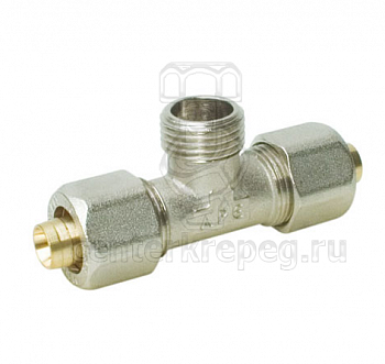 Тройник с нар.резьбой 20х1/2"х20 (АРЕ)___ фото в магазине