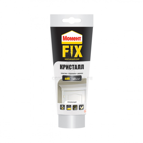 Клей Момент Монтаж FIX Кристалл 185г ХЕНКЕЛЬ 208073/ 2574393 фото в магазине