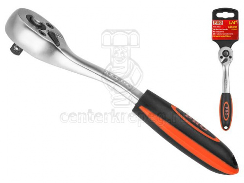 Ключ-трещотка 1/4" 72 зуб. 150мм PRO STARTUL PRO-48014 фото в магазине