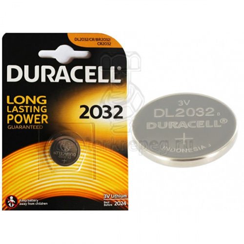 Батарейка CR2032 DURACELL (CR2032-DURACELL) фото в магазине