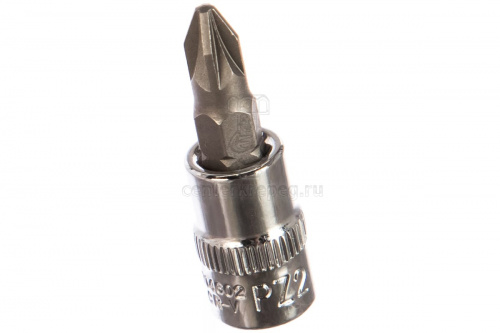 Головка торц. с/вставкой PZ2 1/4" Ombra (114602) 58734 фото в магазине