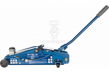 Домкрат гидравлич. подкатной с фиксатором, 2,5т SAFETY PIN, 140-385 мм, в кейсе Stels 51132 фото в магазине