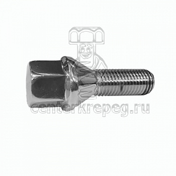 Болт М12*1,5 (54/27, ключ 17, сфера, хром.) (5) 08739/08738 фото в магазине