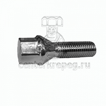 Болт М12*1,5 (58/33, ключ 17, конус, хром.) (5) 955/08751 фото в магазине