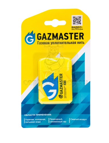 Нить д/герметизации "GAZMASTER" 25м бокс, блистер фото в магазине