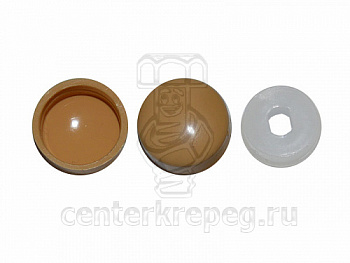 Заглушка универс. (бук) 50шт./упак 16-1275 фото в магазине