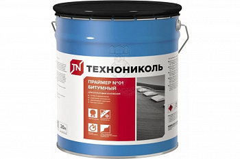 Праймер битумный №01, ведро 20 л ТЕХНОНИКОЛЬ 21565 фото в магазине