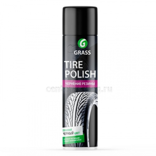 Очиститель шин GraSS "Tire Polish" чернитель, глянцевый ( 650 мл) аэрозоль (700670) 62507 фото в магазине