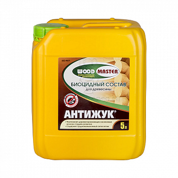 Биоцидный состав для дерева Woodmaster Антижук, 5 л (21002) 624 фото в магазине