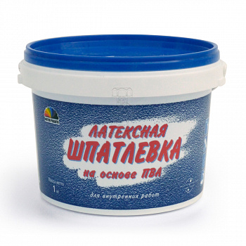 Шпаклевка латексная на основе ПВА Магия радуги, 1 кг 7426 фото в магазине