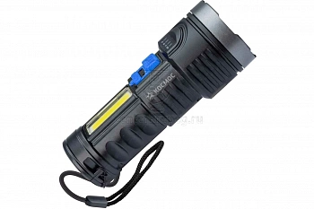 Фонарь светод. ручной, 3Вт, пластик, IP53, 4 режима, аккум. Li-ion, индикатор, USB-шнур, 89-0-306 фото в магазине