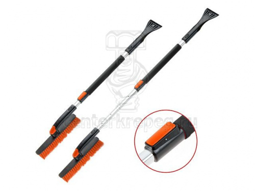 Щетка-сметка д/снега со скребком 775-1000мм телескоп. рук. STAYER  ST9080-06 (61046) фото в магазине