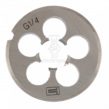 Плашка трубная G1/4" круглая ручная Сибртех 77114 фото в магазине
