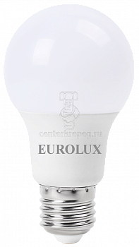 Лампа светодиод. груша 11Вт нейтр. Е27 Eurolux LL-E-A60-11W-230-4K-E27 фото в магазине