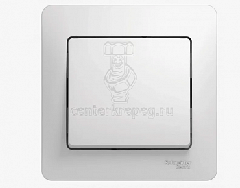 Выключатель с/п 1 кл белый Glossa Schneider Electric GSL000112 (10000021297) фото в магазине