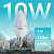 Лампа светодиод. свеча 10Вт 95Вт 4100k Е14 LED Elementary Candle Gauss 33120 LED-C37-10-14-4100-E-G фото в магазине