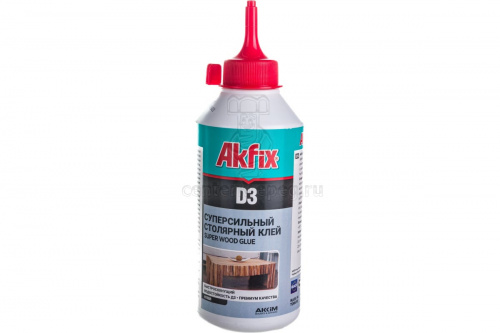 Клей ПВА Столярный универс. 500 гр AKFIX D3 AP305 фото в магазине