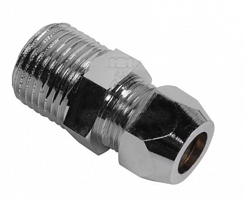 Переходник с цангой 1/2" нар  фото в магазине