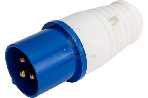 Вилка силовая кабельная 2Р+Е IP44 16А 220В IP44 TDM SQ0601-0001 фото в магазине