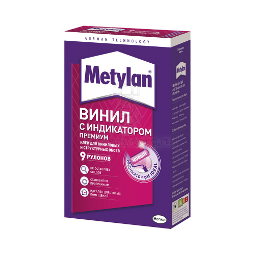 Клей обойный Винил 200 гр Meтилан Премиум б/индикатора ХЕНКЕЛЬ 43669/ 1960496 фото в магазине