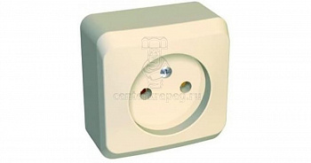 Розетка о/п 1 мест крем "Этюд" Lexel Schneider Electric Э-РА16-001K (00000174306) фото в магазине