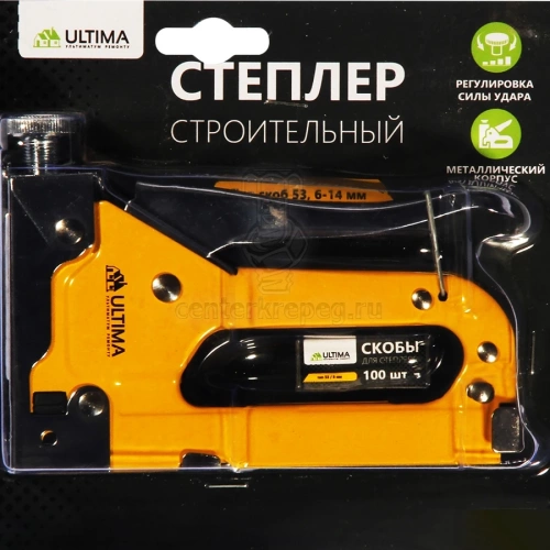Степлер мебел тип 53 6-14мм Ultima 150002 фото в магазине