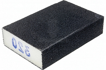 Губка шлиф прямоугол Р320 100х70х25мм Bohrer 525172320*** фото в магазине