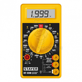 Мультиметр цифровой DT-838 STAYER 45306_z01 фото в магазине